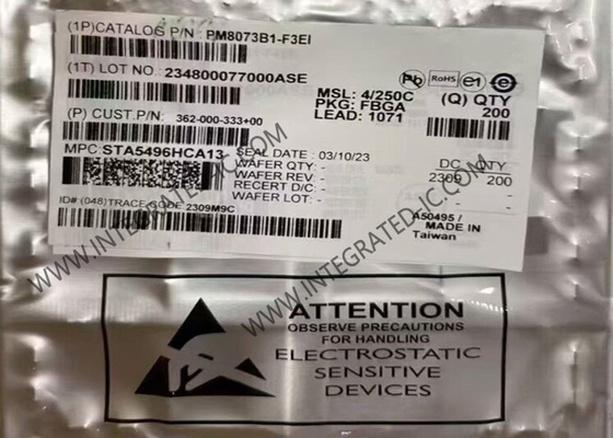 تراشه مدار مجتمع PM8073B1-F3EI کنترل‌کننده پروتکل 16 پورت 12 گیگابیت بر ثانیه Tachyon SAS/SATA