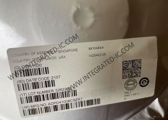 ADPD4100BCBZR7 چیپ مدار یکپارچه سنسور چند روشی انتهای جلو 10μA AFEs نوری