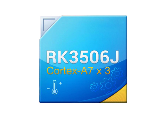 تراشه پردازنده هوش مصنوعی RK3506J، پردازنده‌های AIoT، پردازنده سه هسته‌ای Cortex A7