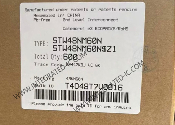 تراشه مدار مجتمع STW48NM60N، ترانزیستورهای MOSFET قدرت کانال N MDmesh II 600V