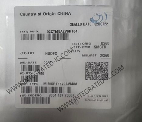 میکروکنترلر MCU MIMXRT1172AVM8A 32 بیتی تک هسته ای 800MHz ARM Cortex-M7 میکروکنترلر