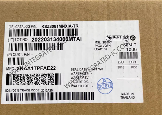 پایه پایه آی سی فرستنده و گیرنده لایه فیزیکی تراشه مدار مجتمع KSZ8081MNXIA