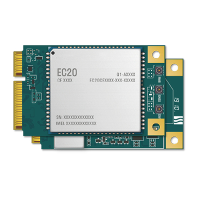 ماژول ارتباطات بی سیم EC20CEFILG-MINIPCIE-C ماژول کوچک PCIe LTE Cat 4 برای برنامه های M2M و IoT