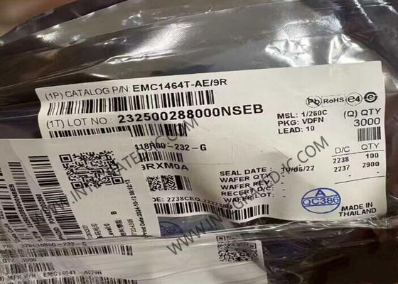 EMC1464T-AE/9R Sensor IC دقت بالا 4 کانال SMBus Sensor درجه حرارت