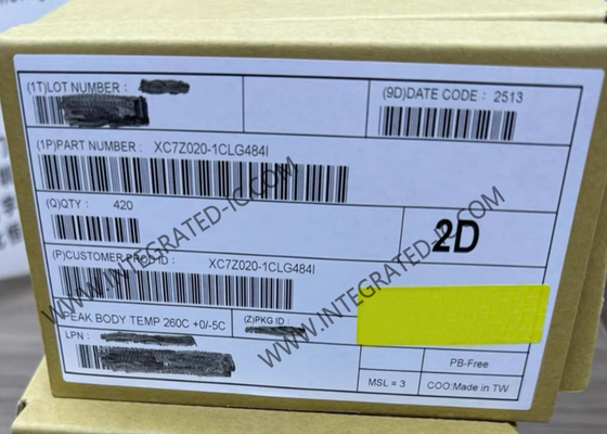 آرایه دروازه ای برنامه پذیر XC7Z020-1CLG484I 667MHz Zynq-7000 FPGA