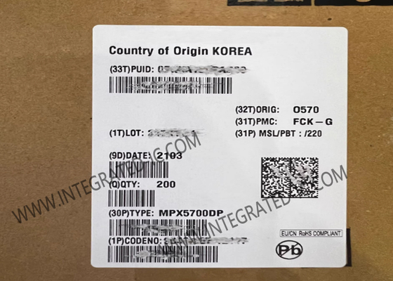 سنسور IC MPX5700DP 700kPa 7mA 5V سنسور فشار تفاضلی