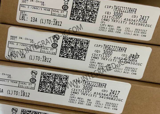 THS6222IRHFR چیپ مدار یکپارچه ی متغیر خط راننده ی تقویت کننده VQFN24
