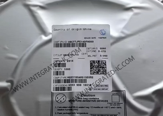 MGD3160AM515EKR2 چیپ مدار یکپارچه 15A راننده دروازه پیشرفته برای MOSFET های SiC