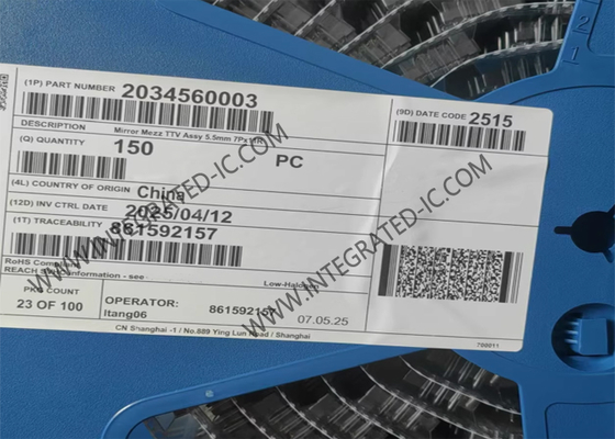 203456-0003 کانکتورهای 1A 30V آینه Mezz هرمافرویدیک هیئت مدیره به هیئت مدیره