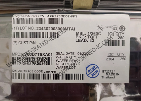 AVR128DB32-I/PT میکروکنترلر MCU 8-Bit 24MHz 128KB فلش AVR DB میکروکنترلر IC