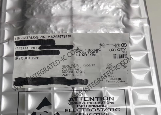 KSZ9897STXI اترنت IC 750mA 7-پورت گیگابیت اترنت سوئیچ های مدیریت شده TQFP128