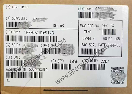 10M02SCU169I7G Field Programmable Gate Array MAX 10 FPGA برنامه نویسی منطق چپ LFBGA169
