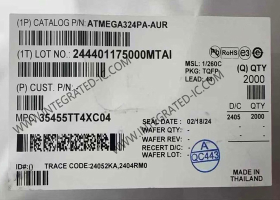 ATMEGA324PA-AUR میکروکنترلر MCU 8-Bit 20MHz 32KB فلش AVR میکروکنترلر 44-TQFP