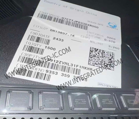 S912ZVML31F1MKHR میکروکنترلر MCU 50MHz S12Z Core MagniV 16-Bit MCU خودرو