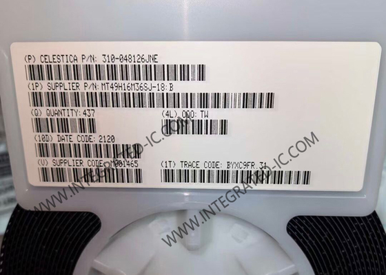 MT49H16M36SJ-18:B تراشه آی سی حافظه 576 مگابیت CIO RLDRAM 2 DRAM آی سی حافظه FBGA144