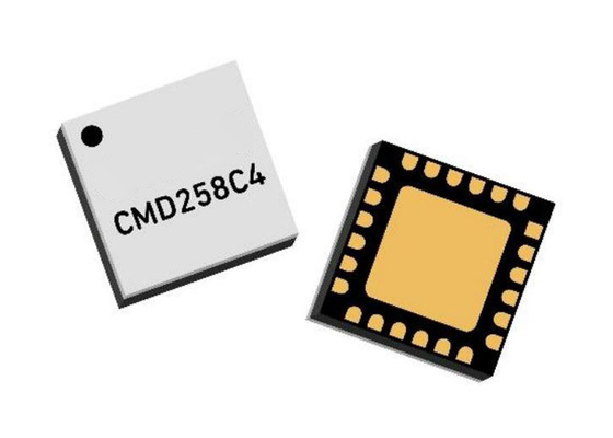 ماژول ارتباط بی‌سیم CMD258C4 با فرکانس 7.5 گیگاهرتز تا 13 گیگاهرتز، میکسر IQ با IP3 بالا، QFN24، میکسر RF