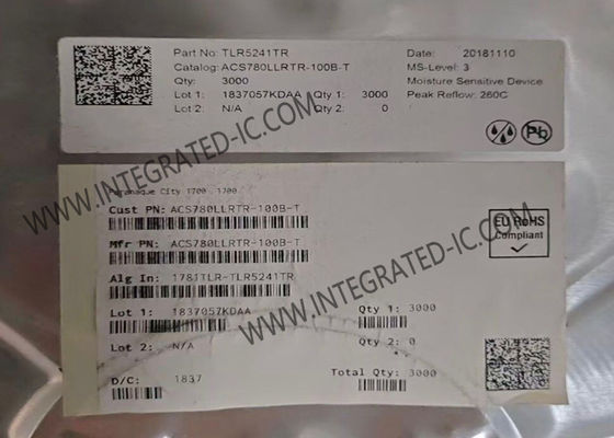 IC حسگر ACS780LLRTR-100B-T IC حسگر جریان خطی 50A با دقت بالا