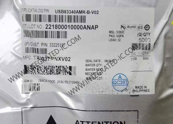 USB83340AMR-B-V02 چیپ مدار یکپارچه ماشین آلات با سرعت بالا USB Transceiver VQFN32