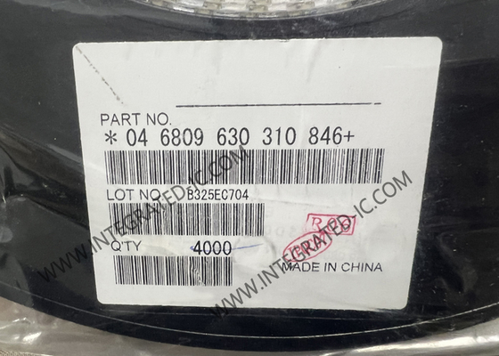 046809630310846+ Connectors FPC/FFC Connectors 6809 Series Flat Flexible Connectors