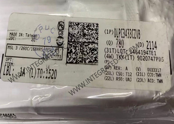 DLPC3433CZVB چیپ مدار یکپارچه کنترل کننده صفحه نمایش با وضوح بالا بسته NFBGA-176