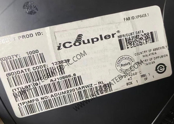 تراشه مدار مجتمع ADUM2201ARWZ ایزولاتورهای دیجیتال دو کاناله 5000Vrms SOIC16