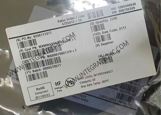 تراشه مدار مجتمع MAX96708GTJ، مبدل سریال‌زدای GMSL 14 بیتی با ورودی کواکسیال