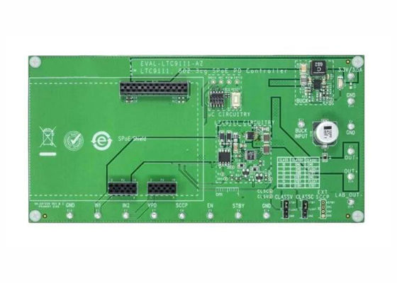 برد مادربرد ارزیابی راه‌حل‌های تعبیه‌شده EVAL-LTC9111-AZ، مادربرد LTC9111 SPoE PD