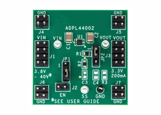 EVAL-ADPL44002UJ-AZ راه حل های جاسازی شده ADPL44002 هیئت ارزیابی تنظیم کننده خطی LDO