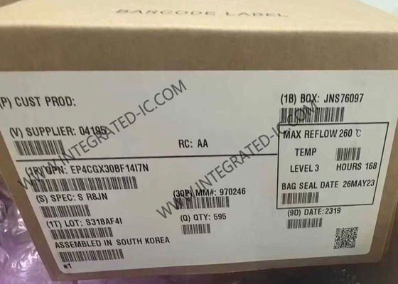 آرایه دروازه قابل برنامه ریزی میدان EP4CGX30BF14I7N 72 I / O Cyclone IV GX Field Programmable Gate Array IC