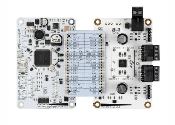 TMC5072-EVAL-KIT راه‌حل‌های تعبیه‌شده تابلوهای ارزیابی موتور پله‌ای TMC5072