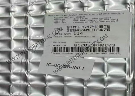 میکروکنترلر 170 مگاهرتز MCU STM32G474MBT6 میکروکنترلر جاسازی شده تراشه آی سی LQFP80