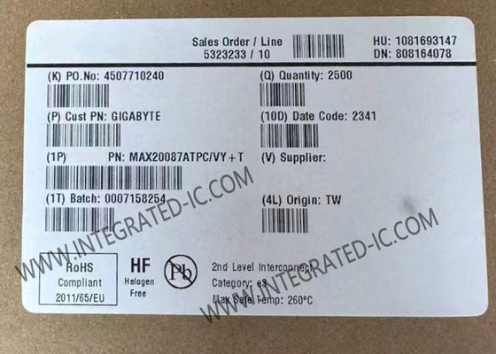 تراشه مدار مجتمع MAX20087ATPC با جریان بار 600 میلی آمپر، منبع تغذیه ورودی 3 ولت تا 15 ولت و ایزولاسیون اتصال کوتاه به باتری 26 ولت