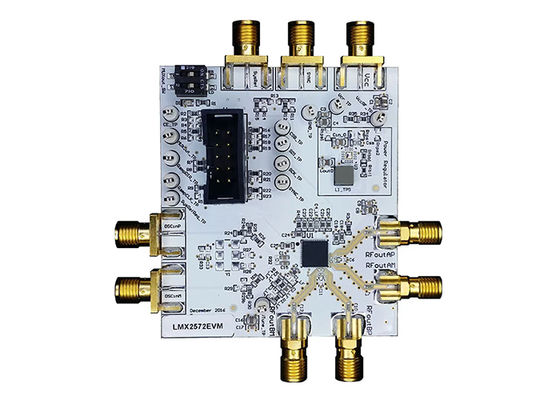 برد ارزیابی زمان‌بندی سنتزکننده فرکانس راه‌حل‌های تعبیه‌شده LMX2572EVM