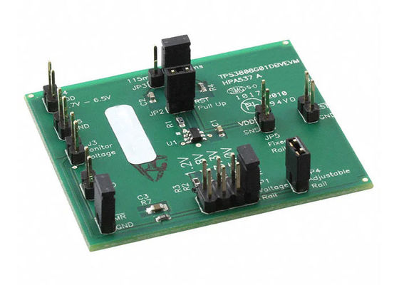 برد ارزیابی مدیریت توان سکوئنسر راهکارهای تعبیه شده TPS3808G01DBVEVM