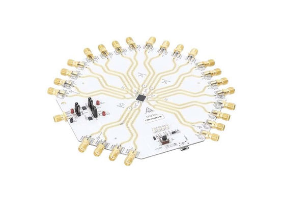 برد ارزیابی سنتزکننده RF تعبیه شده LMX1205EVM با فرکانس 6.4 گیگاهرتز تا 12.8 گیگاهرتز