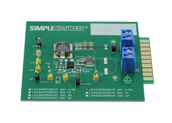 برد ارزیابی مبدل کاهنده همزمان LM46000PWPEVM Embedded Solutions با جریان 500mA