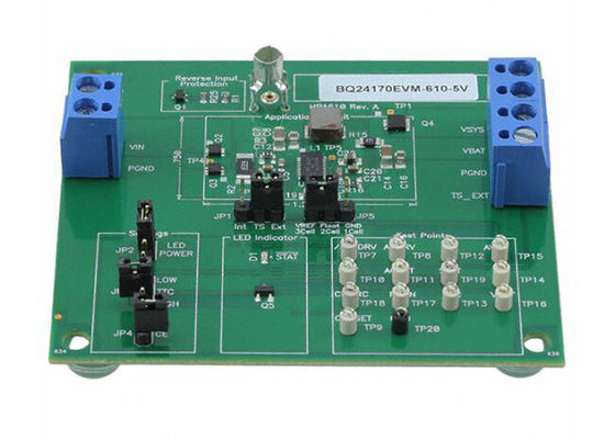 ماژول ارزیابی شارژر باتری باک همزمان 4A برای 1-3 سلولی، راهکارهای تعبیه شده 5V BQ24170EVM-610