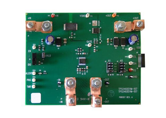 ماژول ارزیابی کنترل‌کننده تعویض داغ TPS2483 eFuse برای راه‌حل‌های تعبیه‌شده TPS2483EVM-157