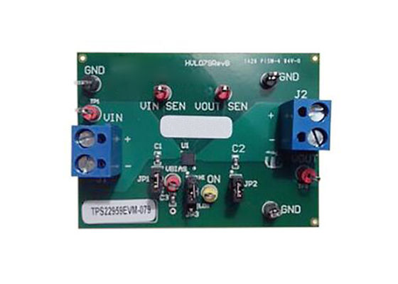 برد ارزیابی راه‌حل‌های تعبیه‌شده TPS22959EVM-079 برای سوئیچ بار TPS22959