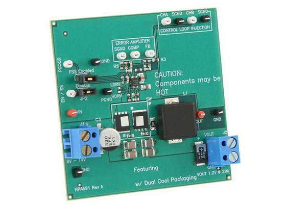 CSD163CEVM-591 راه حل های جاسازی شده NexFET TM خروجی غیر منزوی DC/DC Step Down Board