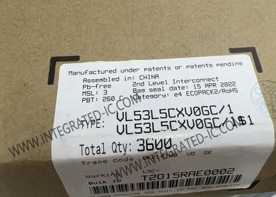 VL53L5CXV0GC حسگر IC 2.8V تا 3.3V زمان پرواز حسگر نزدیکی