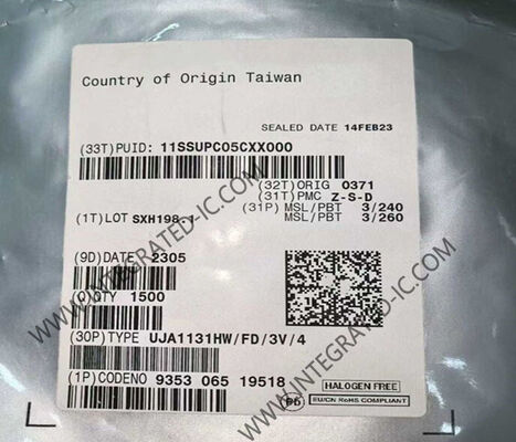 تراشه مدار مجتمع UJA1131HW تراشه پایه سیستم با مبدل باک/بوست بسته HTQFP48 برای کاربردهای خودرو