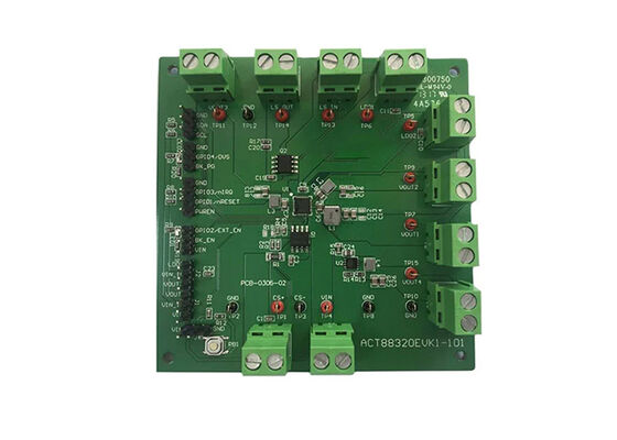 برد ارزیابی ACT88320EVK1-101 Embedded Solutions ActivePMU™ با 7 DC/DC کاهنده و LDO