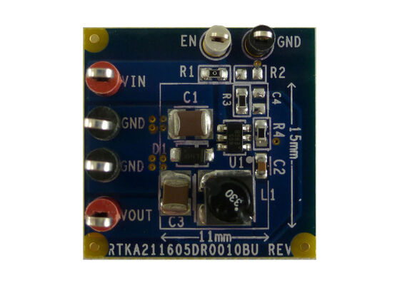 RTKA211605DR0010BU راه حل های جاسازی شده 3.3V 500mA DC/DC Step-Down Regulator Board