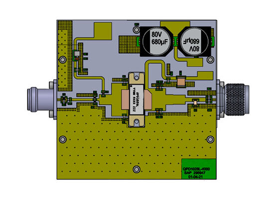 QPD1028LEVB7 راه حل های جاسازی شده 750W 65V GaN RF Input-Matched Transistor Board
