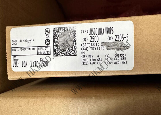 LM5001MAX چیپ مدار یکپارچه 1A IC تنظیم کننده حالت سوئیچ ولتاژ بالا با فرکانس سوئیچ 50kHz تا 1.5MHz