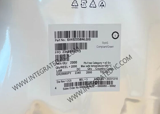 تراشه مدار مجتمع 6V49205BNLGI8 ساعت سیستم 125 مگاهرتز با فرکانس DDR قابل انتخاب و خروجی‌های LP-HCSL PCIe