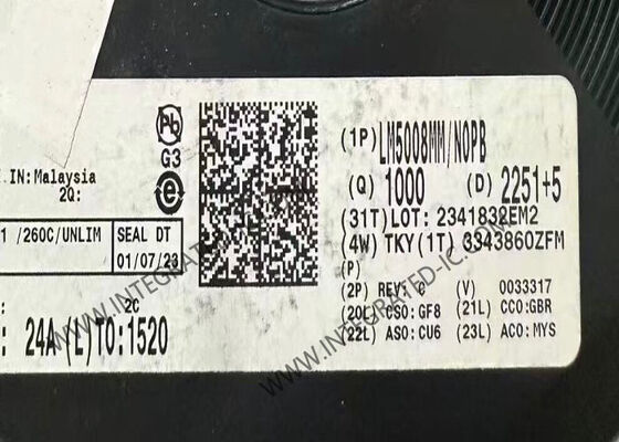 تراشه مدار مجتمع LM5008MM، تنظیم کننده سوئیچینگ کاهنده DC/DC با ولتاژ ورودی 95 ولت، جریان خروجی 350 میلی آمپر و زمان روشن ثابت