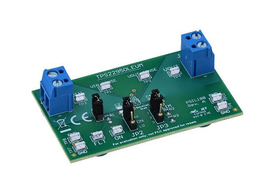 ماژول ارزیابی راه حل های جاسازی شده TPS22950LEVM برای سوئیچ بار TPS22950L