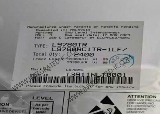 L9780TR Sensor IC Wide Range Air Fuel Sensor Interface با ولتاژ تغذیه 4.9V ~ 5.1V در بسته LQFP-48